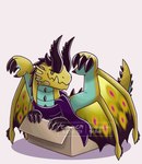 Rating: s
ID: 5525651
Date: 2025-04-23 20:10:13 -0400
Status: active
Score: 19
^_^ ambiguous_gender animated back_spikes belly black_claws blue_belly box canes-cm capcom cardboard cardboard_box claws container dragon elemental_manipulation eyes_closed eyespots feral fire fire_manipulation green_eyes grin happy heart_symbol hi_res horn in_box in_container loop markings monster_hunter multi_arm multi_limb mythological_creature mythological_scalie mythology purple_scarf scales scalie scarf shagaru_magala short_playtime simple_background smile solo spiked_tail spikes spikes_(anatomy) tail tusks ventral_scales white_background yellow_body yellow_scales post #5525651