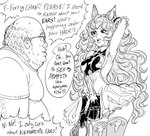 Rating: s
ID: 3988628
Date: 2023-04-12 20:18:53 -0400
Status: active
Score: 14
absolute_territory animal_humanoid arched_back baalbuddy bald bodily_fluids breasts butt clothing comic curly_hair cygames dialogue dress duo ear_piercing ear_tuft english_text eyelashes eyewear female ferry_(granblue_fantasy) glasses gloves granblue_fantasy greyscale hair hand_behind_head handwear hi_res human humanoid legwear long_hair looking_at_another male mammal monochrome neckbeard open_mouth overweight overweight_male piercing raised_arm rope shirt speech_bubble standing stuttering sweat t-shirt teeth text thigh_highs topwear tuft post #3988628