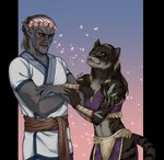 Rating: s
ID: 5298404
Date: 2025-01-10 07:23:57 -0500
Status: active
Score: 31
absurd_res accessory alpha_channel amber_eyes anthro armor belt clothed clothing dunmer duo ear_piercing ear_ring felid female flower flower_crown flower_in_hair grey_body grey_skin hair hair_accessory hakuryuorion hand_holding hi_res humanoid khajiit male male/female mammal microsoft piercing plant red_eyes ring_piercing the_elder_scrolls the_elder_scrolls_online tribal tribal_clothing unconvincing_armor unimpressed post #5298404