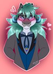 Rating: s
ID: 4170560
Date: 2023-07-14 15:02:19 -0400
Status: active
Score: 17
absurd_res ambiguous_gender asher_sterling biped blush blush_lines bow_tie clothed clothing coat collared_shirt digital_media_(artwork) eyewear feather_necklace feathers fluffy front_view fur glasses hair half-length_portrait hands_behind_back heart_symbol hi_res horn jewelry kookieekrafts looking_at_viewer maleherm_(lore) necklace portrait shirt simple_background smile solo topwear trenchcoat vest wickerbeast post #4170560