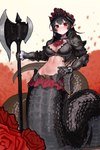 Rating: s
ID: 5528571
Date: 2025-04-25 00:50:16 -0400
Status: active
Score: 31
2:3 absurd_res apode armor axe belly black_body black_hair black_scales bottomwear bra breasts cleavage clothed clothing crown draconcopode female flower gauntlets gloves hair handwear headgear hi_res humanoid humanoid_pointy_ears lamia legless light_body light_skin midriff miniskirt monster_girl_(genre) navel pauldron plant pointy_ears red_eyes reptile scales scalie serpentine skirt snake solo split_form unconvincing_armor underwear vurdv8a8gbgrctd weapon wide_hips post #5528571