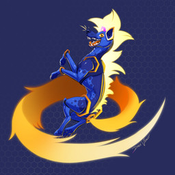 Rating: s
ID: 4875831
Date: 2024-06-24 15:45:28 -0400
Status: active
Score: 118
1:1 2024 4_toes absurd_res blue_body blue_pawpads claws dark_violet dark_violet_(character) digitigrade e621 fangs feet female feral finger_claws hi_res hyena long_tail looking_at_viewer mammal mane open_mouth open_smile pawpads paws pupils quadruped shaded sharp_teeth simple_background slit_pupils smile solo tail teeth toe_claws toes tongue yellow_eyes post #4875831