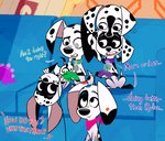 Rating: s
ID: 2571765
Date: 2021-01-14 20:15:05 -0500
Status: active
Score: 53
101_dalmatian_street 101_dalmatians black_spots blind_eye bodypaint canid canine canis chew_toy collar confusion controller cord d-pad_(whitewolf20xx) da_vinci_(101_dalmatians) dalmatian dee_dee_(101_dalmatians) dialogue disney dizzy_(101_dalmatians) domestic_dog donny_(playzone) english_text fan_character female feral fur furniture game_cartridge game_controller game_media gaming group hand_on_head hi_res holding_controller holding_game_controller holding_object kerchief looking_at_another looking_up lying male mammal n64_cartridge n64_controller nintendo nintendo_64 nintendo_controller offscreen_character on_back on_sofa open_mouth playing_video_game sitting smile sofa spots storage_media text up_and_over upside_down white_body white_fur whitewolf20xx wired_controller young post #2571765