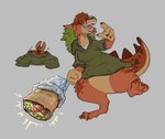 Rating: s
ID: 5523358
Date: 2025-04-22 16:51:44 -0400
Status: active
Score: 24
burrito clothing dinosaur eyewear food glasses hi_res lagomorph leporid mammal mendobear prehistoric_species rabbit reptile scalie transformation post #5523358