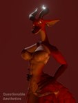 Rating: s
ID: 5616600
Date: 2025-06-02 14:29:47 -0400
Status: active
Score: 5
3:4 3d_(artwork) abs absurd_res anthro belly big_breasts big_ears black_claws black_horn blender_(artwork) blender_eevee breasts canid canine canine_demon claws clothing crimson_fiend_(questionable_aesthetics) demon digital_media_(artwork) female glowing glowing_eyes hand_on_hip hi_res horn hybrid mammal orange_eyes presenting presenting_breasts questionable_aesthetics_(artist) questionable_aesthetics_(modeler) red_body solo stranding tall white_belly wide_hips post #5616600