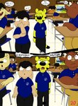 Rating: s
ID: 5599796
Date: 2025-05-26 13:06:31 -0400
Status: active
Score: -1
alfred_tiger anthro bear canid canine canis classroom clenched_teeth comic covering covering_mouth dialogue domestic_dog fangs felid female group handwritten_text haplorhine hi_res hiding_erection humanoid hunting_dog hybrid interlocked_fingers lagomorph laugh laughing_at_another leporid looking_up male mammal michael_williamson monkey open_mouth pantherine primate rabbit sandune school shocked slightly_chubby slightly_chubby_male student tail tail_between_legs teeth terrier text tiger willie_and_michael willie_munk young post #5599796