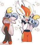 Rating: s
ID: 5503802
Date: 2025-04-14 14:24:05 -0400
Status: active
Score: 29
2025 ambiguous_gender anthro arthropod blue_body blue_eyes blush bodily_fluids butterfly cinderace duo eyes_closed feral generation_8_pokemon heart_symbol insect lagomorph lepidopteran mammal nintendo open_mouth paws pokemon pokemon_(species) raboot scalie simple_background sobble sstoh sweat tail tears tongue white_body post #5503802