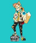 Rating: s
ID: 5540475
Date: 2025-04-30 22:09:26 -0400
Status: pending
Score: 2
2020 anthro bottomwear canid canine ccaimeo chain chest_tuft clothing coat cyan_background dipstick_tail earth electronics footwear fox fox_mccloud fur green_eyes hand_in_pocket hat headgear headphones headwear hi_res looking_at_viewer male mammal markings moon music_player nintendo orange_clothing orange_hat orange_headwear pac-man pac-man_(series) pants planet pockets radio shirt shoes simple_background solo standing star_fox tail tail_markings tan_body tan_fur topwear torn_bottomwear torn_clothing torn_pants torn_shirt torn_topwear tuft yellow_clothing yellow_footwear yellow_shirt yellow_shoes yellow_topwear post #5540475