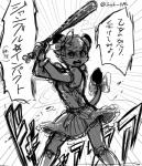 Rating: s
ID: 1032742
Date: 2016-10-27 04:11:13 -0400
Status: active
Score: 6
2016 accessory angry anthro baseball_bat bat_(object) bow_(feature) bow_accessory bow_ribbon clothing cosplay dress felid female gloves hair_accessory hair_bow hair_ribbon handwear hi_res japanese_text jungle_poppo kemono lina_(saitama_seibu_lions) lion magical_girl_outfit mammal mascot monochrome nippon_professional_baseball pantherine ribbons saitama_seibu_lions sketch solo text translation_request zoom_lines post #1032742