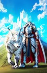 Rating: s
ID: 5617398
Date: 2025-06-02 21:06:40 -0400
Status: active
Score: 9
anthro armor barghest braided_hair cape castle clothing fantasy felid female feral gauntlets gloves greaves hair handwear hi_res knight knight_armor last_fables last_fables_(side_stories) mammal melee_weapon pantherine ragna_ruthven_(harribel) sword thewyvernsweaver tiger warrior weapon post #5617398