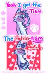 Rating: s
ID: 5363462
Date: 2025-02-10 06:22:33 -0500
Status: active
Score: 47
ambiguous_gender anthro autism canada canadian canadian_flag canid canine crossed_arms eyewear eyewear_on_head fox hi_res luckfoxo33 mammal maple_leaf meme patriotic_clothing patriotism pink_background politics silly simple_background solo sunglasses sunglasses_on_head tolng post #5363462