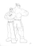 Rating: s
ID: 4422139
Date: 2023-11-18 13:34:19 -0500
Status: active
Score: 3
2005 belt black_and_white boots bottomwear braford clothed clothing duo facial_hair footwear human humanoid male mammal monochrome muscular muscular_male mustache not_furry orc pants shirtless shoes sketch topless trassk tusks post #4422139