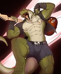 Rating: s
ID: 5602954
Date: 2025-05-27 18:55:49 -0400
Status: active
Score: 25
2025 abs abstract_background alternative_fashion anthro areola belt biceps bottomwear bracelet bulge claws clothed clothing concert corrsk denim denim_bottomwear denim_clothing denim_shorts dinosaur dog_tags electric_guitar fingerless_gloves gloves green_body green_scales guitar handwear hi_res holding_guitar holding_musical_instrument holding_object jacket jewelry leather leather_clothing leather_jacket leather_topwear looking_at_viewer male manly metal metalhead muscular muscular_male musical_instrument nipples open_clothing open_jacket open_mouth open_topwear pecs performance plucked_string_instrument pose prehistoric_species reptile rocco_(tallion) rocking_out scales scalie shorts solo spiked_bracelet spikes step_pose string_instrument tail theropod tongue tongue_out topwear tyrannosaurid tyrannosauroid tyrannosaurus tyrannosaurus_rex post #5602954