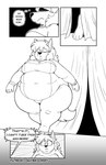Rating: s
ID: 5617161
Date: 2025-06-02 19:02:27 -0400
Status: active
Score: 14
2023 4_panel_comic 4_toes 5_fingers :< anthro barefoot belly big_belly big_breasts black_line_art borderless_panel bracelet breasts calm canid canine canis closed_frown clothed clothing comic curtains dialogue digital_media_(artwork) domestic_dog english_text eyebrow_through_hair eyebrows eyelashes eyes_closed feet female fingers flash_bubble frown fur gradient_background greyscale hair hi_res huge_thighs inner_monologue jewelry mammal mary_blissany monochrome mouth_closed necklace nekocrispy obese obese_anthro obese_female offscreen_character one-piece_swimsuit overweight overweight_anthro overweight_female simple_background snout solo surprised_expression swimwear tail text thick_thighs thinking thought_bubble toes translucent translucent_hair url walking wide_hips post #5617161