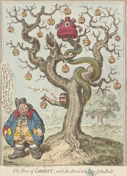 Rating: s
ID: 5674242
Date: 2025-06-28 21:15:55 -0400
Status: active
Score: -5
1798 18th_century absurd_res ancient_art animal_humanoid apple apple_in_pocket apple_tree caption charles_fox clothing crown dialogue english_text food fruit fruit_tree green_body hat headgear headwear hi_res holding_apple holding_food holding_fruit holding_object humanoid humanoid_face james_gilray john_bull label phrygian_cap plant political_cartoon politics public_domain religion reptile reptile_humanoid satan scalie scalie_humanoid snake_humanoid speech_bubble text tree post #5674242