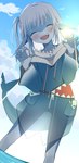 Rating: s
ID: 5565154
Date: 2025-05-11 17:51:32 -0400
Status: active
Score: 18
absurd_res anthro blue_body blue_skin clothing cloud eyes_closed female fin fish gawr_gura grey_body grey_skin hair hi_res hololive hololive_en hoodie light light_beam low-angle_view marine multicolored_body multicolored_skin one_side_up open_mouth ponytail shark shark_tail shark_teeth sharp_teeth side_ponytail solo sunbeam sunlight teeth topwear two_tone_body two_tone_skin vtuber white_hair yotsumoto_92 post #5565154