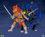 Rating: s
ID: 1214745
Date: 2017-05-12 12:03:30 -0400
Status: active
Score: 12
2017 anthro anthrofied armor bikini bikini_armor blue_hair boots breasts chainmail chainmail_bikini cleavage clothed clothing color_edit colored crown cutie_mark duo equid equine feathered_wings feathers female footwear friendship_is_magic frown gloves greaves green_eyes hair handwear hasbro headgear holding_melee_weapon holding_object holding_sword holding_weapon horn horse longsword mammal marmelmm melee_weapon my_little_pony mythological_creature mythological_equine mythology navel pauldron plate_armor pony princess_luna_(mlp) rabbi-tom red_hair red_shetland scabbard scalemail scalemail_bikini shetland_pony shoes signature simple_background standing swimwear sword third-party_edit tiara two-piece_swimsuit unconvincing_armor vambrace weapon winged_unicorn wings post #1214745