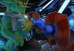 Rating: s
ID: 1489533
Date: 2018-03-20 12:04:52 -0400
Status: active
Score: 31
ailurid anthro bar barefoot beverage clothed clothing dragon duo feet inside looking_back male mammal mythological_creature mythological_scalie mythology ollie_(overgrown_lizards) ozoneserpent pawpads paws red_panda riley_(noahkino) scalie scarf smile space spacecraft tail topless vehicle post #1489533