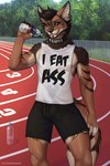 Rating: s
ID: 4554854
Date: 2024-01-24 16:05:22 -0500
Status: active
Score: 54
ankh anthro artist_name black_bottomwear black_clothing black_nose black_shorts blue_eyes bottle bottomwear brown_body brown_fur brown_hair canid clockhands clothed clothing container dark_hair day ear_piercing facial_piercing front_view fur gauged_ear glistening glistening_eyes green_eyes hair heterochromia holding_bottle holding_container holding_object industrial_piercing_ladder lip_piercing looking_at_viewer luke_reinhard male mammal mouth_closed multiple_piercings outside piercing portrait shirt shorts snakebite_piercing solo standing striped_arms t-shirt tan_body tan_fur text three-quarter_portrait topwear track_and_field wet wet_clothing white_clothing white_shirt white_t-shirt white_topwear post #4554854