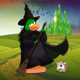 Rating: s
ID: 5461404
Date: 2025-03-28 06:40:58 -0400
Status: active
Score: 3
1:1 ambiguous_gender anthro avian bird black_clothing black_dress broom cape cleaning_tool clothing club_penguin dress female green_body green_cape green_clothing hat headgear headwear hi_res holding_broom holding_cleaning_tool holding_object looking_at_viewer magic_user on_model penguin puffle relampago686 solo the_wonderful_wizard_of_oz wicked_(movie) wicked_witch_of_the_west witch witch_hat post #5461404