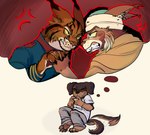 Rating: s
ID: 5516321
Date: 2025-04-20 01:00:35 -0400
Status: active
Score: 3
absurd_res anthro bardo_en_krisis canid canine canis clothed clothing dachshund daydream daydreamer domestic_dog felid feline fight fighting_over_boy golden_kamuy hi_res hunting_dog lynx mammal uniform post #5516321