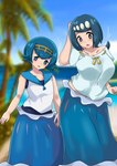 Rating: s
ID: 4422910
Date: 2023-11-18 19:38:05 -0500
Status: active
Score: 49
2023 absurd_res accessory beach big_breasts blue_hair blurred_background blush breasts clothing confusion daughter_(lore) digital_drawing_(artwork) digital_media_(artwork) dress duo eyebrows female freckles front_view gem generation_7_pokemon glistening glistening_body glistening_hair hair hair_accessory hand_on_head hi_res human lana's_mother lana_(pokemon) legwear long_hair mammal marine mother_(lore) mother_and_child_(lore) mother_and_daughter_(lore) nintendo not_furry open_mouth palm_tree parent_(lore) parent_and_child_(lore) parent_and_daughter_(lore) pearl_(gem) pinniped plant pokemon pokemon_(species) primarina pupils sea seaside shirt short_hair simple_background sky standing topwear transformation tree water white_body white_pupils white_skin yeamurumi post #4422910