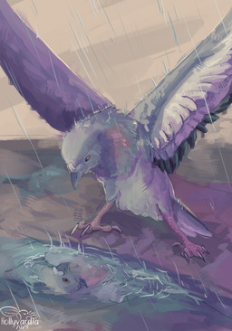 Rating: s
ID: 5673684
Date: 2025-06-28 16:03:26 -0400
Status: active
Score: 15
ambiguous_gender avian beak bird claws columbid feathered_wings feathers feet feral fur grey_body grey_feathers grey_fur hi_res hollyvardia no_sclera pigeon raining solo talons toes white_claws wings yellow_eyes post #5673684