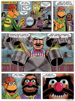 Rating: s
ID: 5606545
Date: 2025-05-29 08:59:43 -0400
Status: active
Score: 7
2024 4_fingers 5_fingers acoustic_guitar animal_(muppets) anthro apron balding beard big_nose blonde_hair blue_body blue_skin bow_tie brown_beard brown_facial_hair brown_hair brown_mustache bruce_mccorkindale chef_hat clothing comic cookware crossover dialogue door dr._teeth dreadlocks dress drum drumstick_(musical) electric_guitar english_text eyebrows eyewear facial_hair female fingers floyd_pepper frying_pan genesis_(band) glasses gold_(metal) gold_tooth green_body green_clothing green_jacket green_skin green_topwear group guitar hair hat headgear headwear hi_res humanoid humor jacket janice_(muppets) kitchen_utensils lips lips_(muppets) long_hair male mixed_media monster muppet muppets musical_instrument musical_note musical_symbol mustache noseless onomatopoeia orange_body orange_nose parody percussion_instrument plucked_string_instrument poster pots pun purple_body purple_clothing purple_skin purple_sweater purple_topwear red_hair red_nose rolling_pin scarf scooter_(muppets) signature sound_effects speech_bubble string_instrument sweater symbol text the_muppet_show the_swedish_chef thick_lips tools topwear unibrow white_board white_clothing white_dress wooden_spoon yellow_body yellow_nose zoot_(muppets) post #5606545