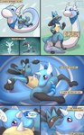 Rating: s
ID: 5598319
Date: 2025-05-25 20:19:53 -0400
Status: active
Score: 57
anthro blue_body blue_fur blue_scales blue_scarf blush coiling comic dialogue dragonair dratini duo english_text evolution fur generation_1_pokemon generation_4_pokemon hi_res looking_at_viewer lucario male male/male nintendo pokemon pokemon_(species) riolu scales scarf spikes tenge_mage text post #5598319