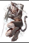 Rating: s
ID: 5553540
Date: 2025-05-06 17:21:29 -0400
Status: active
Score: 10
accessory angry anthro attack bared_fangs bared_teeth barefoot belt black_bars braided_hair claws digit_ring feet felid feline final_fantasy final_fantasy_xiv foot_focus fur furgonomics glowing_sword grey_body grey_fur hair hi_res hrothgar humanoid jewelry kredri letterbox male mammal melee_weapon ring shirtless solo square_enix sword tail tail_accessory tail_jewelry tail_ring toe_claws toe_ring toes weapon white_hair post #5553540