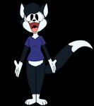 Rating: s
ID: 4460625
Date: 2023-12-08 15:55:32 -0500
Status: active
Score: 3
2016 3_toes 4_fingers alpha_channel anthro barefoot biped black_body black_ears black_eyebrows black_eyes black_fur black_hair black_tail black_tuft bottomless bottomless_anthro breasts cat_tail cheek_tuft clothed clothing colored countershade_face countershade_fur countershade_hands countershade_neck countershade_torso countershading cute_fangs digital_drawing_(artwork) digital_media_(artwork) dipstick_tail domestic_cat eyebrow_through_hair eyebrows eyelashes facial_tuft fangs featureless_crotch feet felid feline felis female female_anthro fingers front_view fur hair international_cat_day kabula_(artist) leg_markings long_tail looking_at_viewer mammal markings mostly_nude mostly_nude_anthro mostly_nude_female naturally_censored open_mouth open_smile pink_tongue red_mouth shirt shirt_only smile socks_(marking) solo standing tail tail_markings teeth toes tongue topwear topwear_only translucent translucent_hair tuft tuxedo_cat white_body white_countershading white_inner_ear white_markings post #4460625