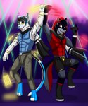 Rating: s
ID: 3144746
Date: 2022-01-27 09:20:42 -0500
Status: active
Score: 2
anthro canid canine canis dancing dregna duo felid glowsticking glowstringing hi_res male mammal muscular pantherine rave wolf post #3144746
