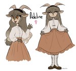 Rating: s
ID: 5655795
Date: 2025-06-20 14:24:15 -0400
Status: active
Score: 6
2_horns absurd_res accessory adeline_(okaliz) anthro bottomwear bovid brown_body brown_eyes brown_fur brown_hair caprine character_name clothing eyebrow_through_hair eyebrows eyes_closed female female_symbol fur gender_symbol goat hair hair_accessory hairband hi_res horizontal_pupils horn long_hair long_sleeves mammal mouth_closed multiple_angles okaliz open_mouth pupils shirt signature skirt symbol text topwear translucent translucent_hair white_clothing white_shirt white_topwear post #5655795
