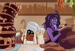Rating: s
ID: 4997763
Date: 2024-08-20 02:59:16 -0400
Status: active
Score: 3
2024 3_eyes apron artist_logo artist_name big_hair black_face blue_eyes blue_tongue cake candy chef_hat chocolate clothed clothing dessert digital_media_(artwork) duo english_text female flour food fur hair hand_print hat headgear headwear hi_res humanoid inner_ear_fluff logo multi_eye open_mouth pie_(piekiller) piekiller pseudo_hair pupils purple_body purple_hair sink teeth text tongue tongue_out tuft unknown_species wearing_hat white_clothing white_eyes white_hat white_headwear white_pupils white_sclera post #4997763
