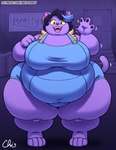 Rating: s
ID: 4018697
Date: 2023-04-27 21:16:20 -0400
Status: active
Score: 169
2022 4_toes anthro belly belly_overhang belly_rolls big_belly big_breasts big_butt biped black_hair bottom_heavy breasts bulge butt catty_(undertale) chubby_cheeks clothed clothing detailed_background digital_media_(artwork) domestic_cat fat_arms fat_legs fat_rolls feet felid feline felis female front_view fupa fur gesture hair happy huge_belly huge_breasts huge_thighs looking_at_viewer mammal navel_outline nekocrispy no_neck obese obese_anthro obese_female open_mouth overalls overalls_only overweight overweight_anthro overweight_female purple_body purple_fur shirtless shortalls smile solo standing thick_calves thick_thighs tight_clothing tight_overalls toes undertale undertale_(series) waving wide_hips post #4018697