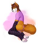 Rating: s
ID: 2667224
Date: 2021-03-24 00:49:10 -0400
Status: active
Score: 59
4_toes anthro blue_eyes brown_hair canid canine claws clothed clothing conditional_dnp feet femboy fox hair hi_res legwear luvini male mammal pink_clothing pink_topwear pink_underwear reddyrennard smile solo stockings thigh_highs thong toe_claws toes topwear underwear post #2667224