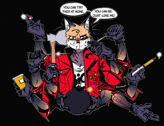 Rating: s
ID: 5019095
Date: 2024-08-30 05:39:04 -0400
Status: active
Score: 55
10_arms 2024 anthro biped blood bodily_fluids canid canine countershade_fur countershading english_text fox fur heterochromia hi_res looking_at_viewer male mammal multi_arm multi_limb orange_body orange_fur randy_(xexeezy) red_eyes self-harm slim_anthro slim_male solo text unavailable_at_source white_body white_countershading white_eyes white_fur xexeezy post #5019095