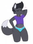 Rating: s
ID: 2010179
Date: 2019-10-01 23:48:12 -0400
Status: active
Score: 54
2016 acstlu anthro canid canine clothed clothing collar dipstick_tail eyes_closed femboy fox fur grey_body grey_fur heart_symbol hi_res male mammal markings multicolored_tail phursie pompadour pose simple_background solo tail tail_markings thick_thighs underwear white_background white_body white_fur wide_hips post #2010179
