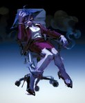 Rating: s
ID: 5594361
Date: 2025-05-24 03:30:48 -0400
Status: active
Score: 3
anthro bottomwear chair cigarette cigarette_smoke clothing digital_drawing_(artwork) digital_media_(artwork) domestic_cat felid feline felis female footwear fur furniture gradient_background hand_on_own_head hi_res high_heels holding_cigarette holding_object knock-kneed long_sleeves mammal office office_clothing office_lady on_chair p0nyplanet pencil_skirt pink_eyes purple_body purple_fur shirt shoes simple_background sitting sitting_on_chair skirt smoke smoking smoking_cigarette solo tail tired topwear white_clothing white_shirt white_topwear post #5594361
