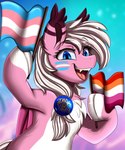 Rating: s
ID: 5622275
Date: 2025-06-05 10:10:42 -0400
Status: active
Score: 9
absurd_res anthro bat_pony blue_eyes equid fangs female flag fur hair hasbro hi_res lesbian_pride_colors lgbt_pride lgbt_pride_month looking_at_viewer mammal my_little_pony open_mouth orange_lesbian_pride_colors pink_body pink_fur pridark pride_colors solo teeth transgender_pride_colors white_hair post #5622275