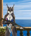 Rating: s
ID: 4858931
Date: 2024-06-17 03:15:38 -0400
Status: active
Score: 6
absurd_res anthro australian_flag_bikini bikini cinnameana clothing felid feline female flag_bikini gun hi_res irish_flag_bikini lynx mammal penelope_o'grady ranged_weapon solo swimwear two-piece_swimsuit weapon post #4858931