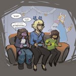 Rating: s
ID: 5666632
Date: 2025-06-25 11:25:31 -0400
Status: active
Score: 66
2025 2_horns ambiguous_gender ambiguous_human anthro antlers apron asgore_dreemurr beard bell biped black_bottomwear black_clothing black_footwear black_pants black_shoes blonde_hair blue_antlers blue_blazer blue_bottomwear blue_clothing blue_lips blue_nose blue_pants boss_monster_(undertale) bottomwear bovid brown_hair caprine car_keys carol_holiday clothing constricted_pupils controller deer deltarune derp_eyes dialogue dualshock_4 english_description english_text facial_hair female female_anthro footwear funny_background_event fur furniture game_controller gloves green_clothing green_shirt green_topwear group hair handwear hi_res holding_controller holding_game_controller holding_object hooves horn human jacket jewelry jingle_bell kris_(deltarune) lips male male_anthro mammal mischievous_smile necklace onomatopoeia pants pink_clothing pink_shirt pink_topwear playstation playstation_4 playstation_controller pupils purple_body purple_clothing purple_jacket purple_topwear question_mark red_eyes scalie shirt shocked short_hair small_pupils snout sofa sony_corporation sony_interactive_entertainment sound_effects speech_bubble spinning_object susie_(deltarune) tan_body tan_fur text topwear torn_bottomwear torn_clothing torn_pants tremble_lines undertale_(series) white_body white_clothing white_fur white_shirt white_topwear yellow_sclera zeusdex post #5666632