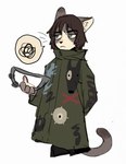 Rating: s
ID: 5078660
Date: 2024-09-27 17:38:13 -0400
Status: active
Score: 9
2024 alternate_species anthro axian6777 blue_eyes brown_hair clothed clothed_anthro clothed_male clothing coat digital_drawing_(artwork) digital_media_(artwork) domestic_cat felid feline felis fingers frown fur furrification grey_body grey_fur hair headless_tambourine hi_res holding_musical_instrument holding_object holding_tambourine liam_gallagher male male_anthro mammal mouth_closed musical_instrument narrowed_eyes oasis_(band) parka percussion_instrument portrait simple_background solo standing tambourine topwear white_background post #5078660