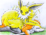 Rating: s
ID: 3232703
Date: 2022-03-20 02:14:31 -0400
Status: active
Score: 44
4:3 ambiguous_gender anthro black_body black_fur blush braixen canid canine duo eeveelution eiroru electricity electrogenesis electrostimulation eyes_closed feral fur generation_1_pokemon generation_6_pokemon inner_ear_fluff jolteon mammal nintendo orange_body orange_fur pokemon pokemon_(species) traditional_media_(artwork) tuft white_body white_fur yellow_body yellow_fur post #3232703