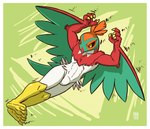 Rating: s
ID: 5563250
Date: 2025-05-10 20:48:47 -0400
Status: active
Score: 10
2019 absurd_res anthro border bulge claws feathers feet generation_6_pokemon green_body green_feathers hawlucha hi_res male megawolf77 multicolored_body multicolored_feathers nintendo orange_body orange_feathers pokemon pokemon_(species) red_body red_feathers soles solo white_body white_border white_feathers wings yellow_claws yellow_feet yellow_legs post #5563250