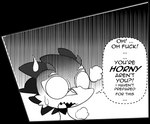 Rating: s
ID: 4450549
Date: 2023-12-03 11:48:02 -0500
Status: active
Score: 17
alpha_channel anthro comic dialogue dinosaur english_text eyewear glasses male monochrome prehistoric_species profanity reptile scalie screentone solo speech_bubble spikes spikes_(anatomy) spinosaurid suchomimus_(species) sukarie_the_suchomimus taboo_tails_(copyright) text theropod white_crest_(artist) post #4450549