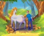 Rating: s
ID: 5585097
Date: 2025-05-19 23:32:22 -0400
Status: active
Score: 9
2025 5_fingers anuhea_silverheart belly bent_arm big_belly black_kitty blonde_mane blue_bottomwear blue_clothing blue_eyes blue_pants blue_shirt blue_sky blue_t-shirt blue_topwear bottomwear brown_eyebrows brown_hair clothed clothed_human clothed_male clothing colored day digital_drawing_(artwork) digital_media_(artwork) duo english_description equid equine eye_contact eyebrows eyelashes eyewear feathering female female_feral feral fingers footwear fully_clothed fully_clothed_human fully_clothed_male fur glasses grass green_eyelashes green_eyes hair hand_on_belly hi_res hooves horse human larger_female larger_feral light lighting long_mane long_tail looking_at_another male male_human mammal mane mouth_closed outside pants path pink_hooves plant pregnant pregnant_female pregnant_feral quadruped red_clothing red_eyewear red_footwear red_glasses red_shoes shaded shirt shoes short_hair size_difference sky smaller_human smaller_male smile smiling_at_another snowglow_(mioulgaw) standing sunlight t-shirt tail tan_body tan_skin thin_eyebrows topwear tree unguligrade white_body white_fur yellow_tail post #5585097