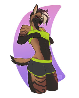 abs anthro athletic black_fur black_nose canine clothed clothing clothing_lift dog dutch_shepherd facial_piercing female fur hair hair_over_eye inner_ear_fluff lexa looking_at_viewer mammal midriff multicolored_hair navel nose_piercing piercing portrait purple_eyes shirt shirt_lift shorts solo stripes tan_fur tank_top three-quarter_portrait tongue tongue_out two_tone_hair wyla
Rating: Safe
Score: 6
User: Sharp_Coyote
Date: June 22, 2017 abs anthro athletic black_fur black_nose canine clothed clothing clothing_lift dog dutch_shepherd facial_piercing female fur hair hair_over_eye inner_ear_fluff lexa looking_at_viewer mammal midriff multicolored_hair navel nose_piercing piercing portrait purple_eyes shirt shirt_lift shorts solo stripes tan_fur tank_top three-quarter_portrait tongue tongue_out two_tone_hair wyla
Rating: Safe
Score: 6
User: Sharp_Coyote
Date: June 22, 2017
