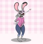 Rating: s
ID: 5614519
Date: 2025-06-01 16:15:51 -0400
Status: active
Score: 1
2021 anthro biped black_ear_tips bottomwear brown_eyes brown_hair clothed clothing collared_shirt colored countershade_face countershade_feet countershade_neck countershade_tail countershading denim denim_bottomwear denim_clothing dipstick_ears disney dress_shirt ear_markings emily_(emilyopossum) english_text feet female female_anthro fox0808 front_view fully_clothed grey_body hair heart_symbol hi_res jeans judy_hopps lagomorph leporid mammal motion_lines multicolored_ears open_mouth open_smile pants pattern_clothing pattern_shirt pattern_topwear pink_inner_ear pink_nose plaid plaid_clothing plaid_shirt plaid_topwear pulling_shirt purple_eyes rabbit shaded shadow shirt simple_background smile solo species_transformation standing suit_transformation tail tail_motion text topwear transformation white_body white_countershading zootopia post #5614519