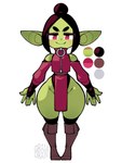 Rating: s
ID: 5579947
Date: 2025-05-17 21:35:54 -0400
Status: active
Score: 3
2024 5_fingers absurd_res artist_name big_ears boots bottomwear circle_eyebrows clothed clothed_humanoid clothed_male clothing color_swatch cutout digital_drawing_(artwork) digital_media_(artwork) eye_through_hair eyebrows fingers footwear front_view full-length_portrait goblin gram_(gramdraw) gramdraw green_body green_ears green_face green_skin hair hair_bun hi_res humanoid humanoid_pointy_ears loincloth male male_humanoid mouth_closed pointy_ears portrait red_clothing red_eyes shoes shoulder_cutout small_waist smile snaggle_tooth solo text translucent translucent_hair wide_hipped_humanoid wide_hipped_male wide_hips zipper_topwear post #5579947